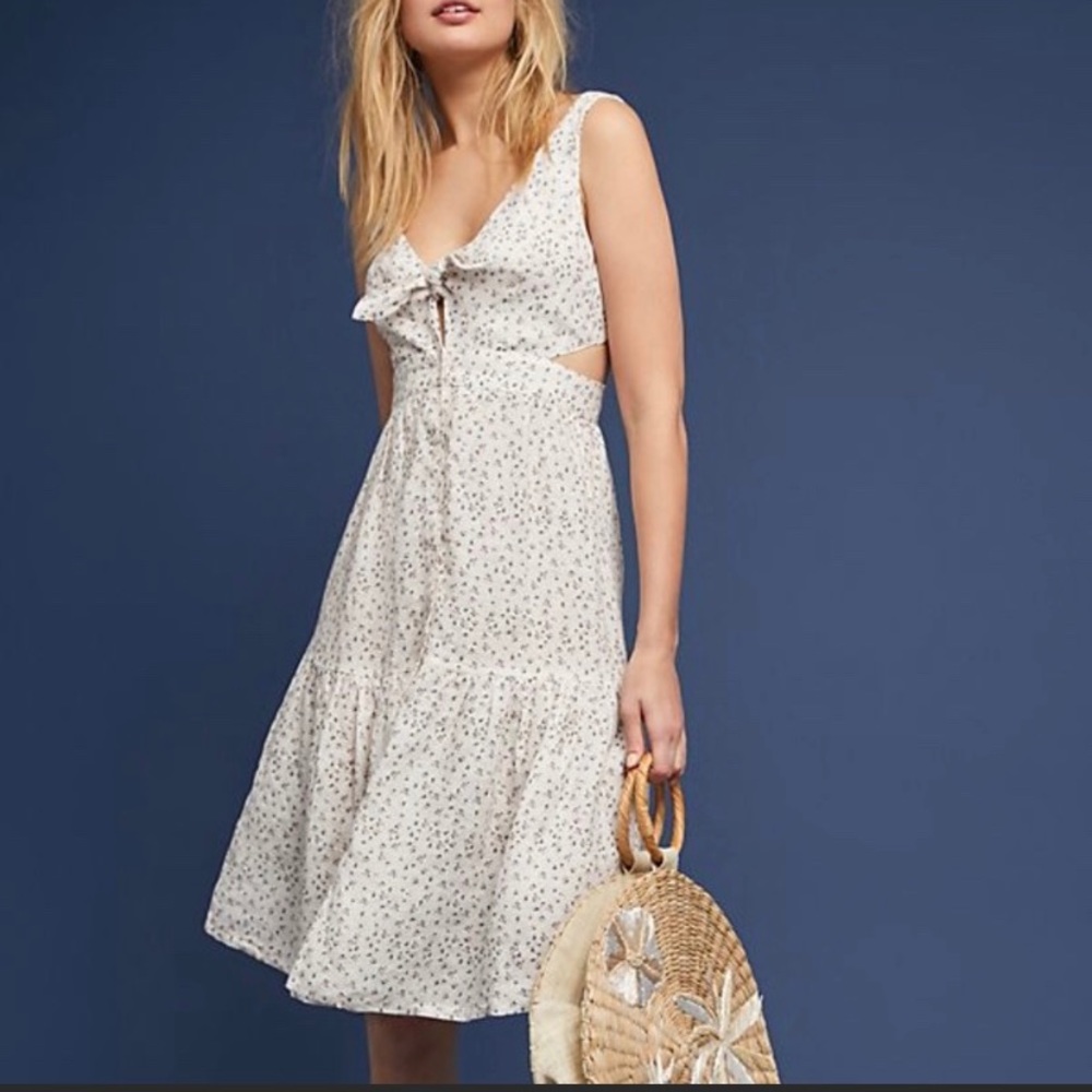 McGuire Palizzi Cutout Tie Front Dress 04